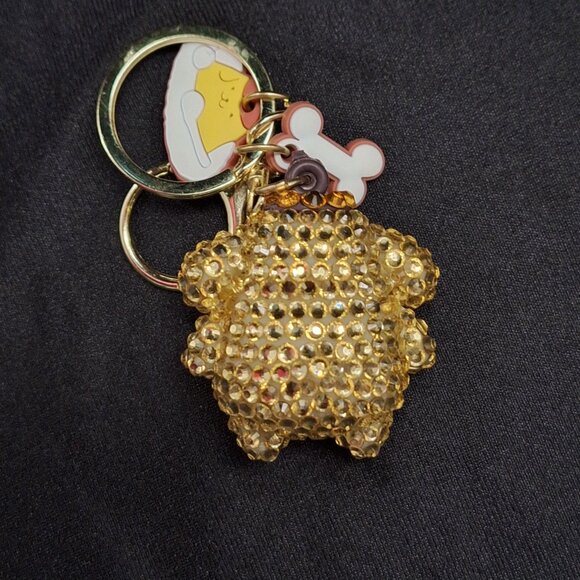 Pompompurin Bling Keychain/Charm, Bedazzled Hello Kitty and Friends, Unique Gift - Picture 2 of 3